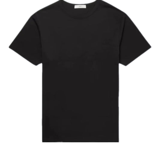 Jet Black Short Sleeve Crew Neck